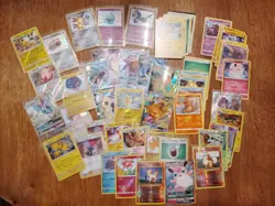 Random Bulk Lot Mixed Pokemon Cards Holo/Commons Lot Of 62 Years 2014-2020 - Image 1