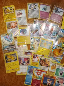 Random Bulk Lot Mixed Pokemon Cards Holo/Commons Lot Of 62 Years 2014-2020 - Image 2