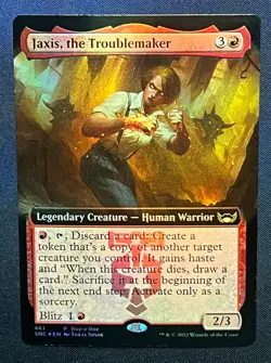 MTG Jaxis, the Troublemaker 461 Extended Art FOIL Promo Magic the Gathering - Image 1