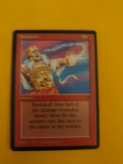 Backdraft. Instant. Legends. 1994 MTG Card. - Image 2