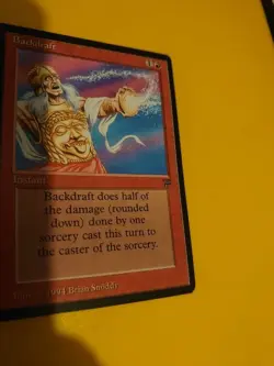 Backdraft. Instant. Legends. 1994 MTG Card. - Image 5