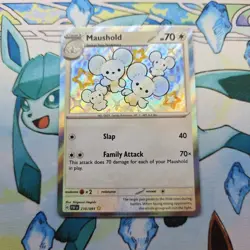 Maushold 210/091 Paldean Fates Shiny Vault Pokemon Card Excellent Condition - Image 1