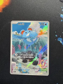 Pokemon TCG 204/193 Marill Paldea Evolved Pokemon card - Image 1