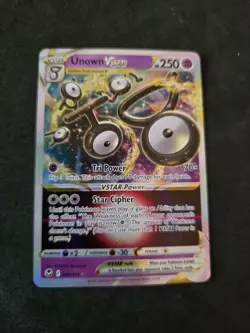 Unown VSTAR 066/195 - Sword & Shield: Silver Tempest - pokemon card - rare - Image 1