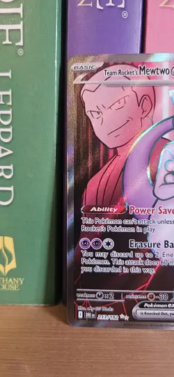 Pokemon TCG Team Rockets Mewtwo EX Card 213/182 Destined Rivals English Edition - Image 2