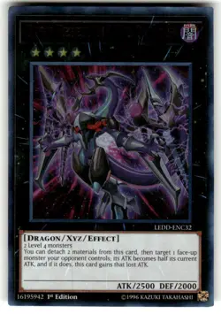 LEDD-ENC32 Dark Rebellion XYZ Dragon Ultra Rare 1st Edition NM Yugioh Card - Image 1