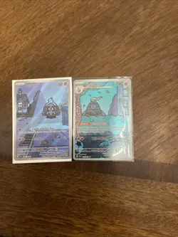 Pokemon Dusclops and Duskull Night Wanderer Card 068/064 and 69/64 PERFECT COND - Image 1