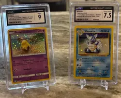 Lot of 2 CGC graded 2023 Pokemon cards - Drowzee & Wartortle !! - Image 1