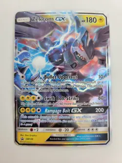 Pokemon Zekrom GX SM138 Ultra Rare Black Star Promo Sm Card - Image 1