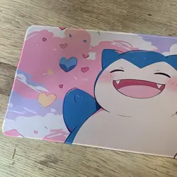 Snorlax Rubber Playmat Play Mat For Tcg Trading Card Game Pokemon Kawaii Cute - Image 2