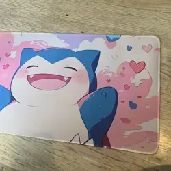 Snorlax Rubber Playmat Play Mat For Tcg Trading Card Game Pokemon Kawaii Cute - Image 3