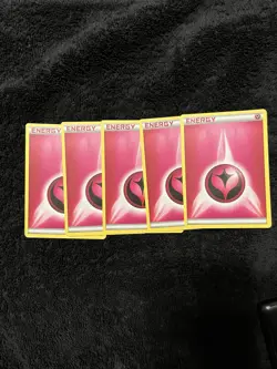 Pokemon Fairy Energy 2013 5-Card Lot - Image 1