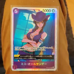 One Piece Card Game - Ms. All Sunday - Super Rare - OP04-064 SR Japanese - Image 1