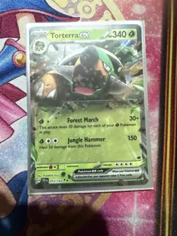 Torterra EX 12 Double Rare Holo Temporal Forces Pokemon TCG Card NM - Image 1