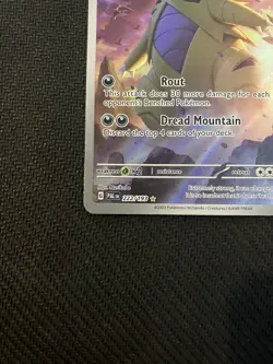 Pokemon TCG Tyranitar Holo Card Scarlet & Violet Paldea Evolved 222/193 - Image 2