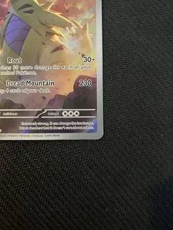 Pokemon TCG Tyranitar Holo Card Scarlet & Violet Paldea Evolved 222/193 - Image 3