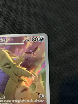 Pokemon TCG Tyranitar Holo Card Scarlet & Violet Paldea Evolved 222/193 - Image 4