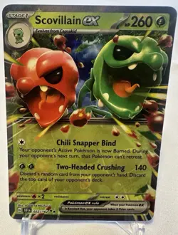 Scovillain ex - 022/162 - Double Rare - Temporal Forces - Pokemon Card - NM/M - Image 1