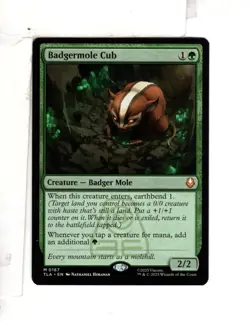 MTG SkeenAB Badgermole Cub from TLA. NM. - Image 1
