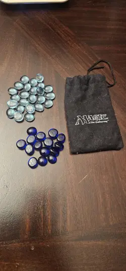 MTG Magic The Gathering Revised Counter Bag with Counters - Image 1