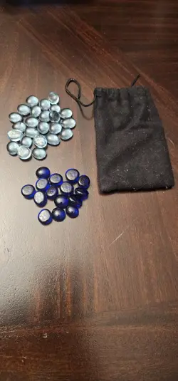 MTG Magic The Gathering Revised Counter Bag with Counters - Image 2