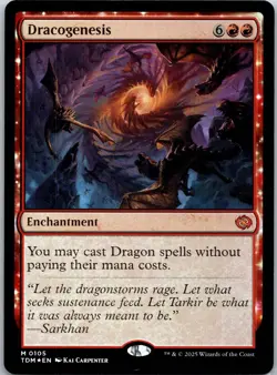 FOIL Dracogenesis M : Tarkir: Dragonstorm 105 NM - Image 1
