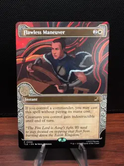 1x Flawless Maneuver - Extended Art Showc NM Eng MTG - Avatar The Last Airbender - Image 1