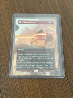 MTG - Fire Nation Turret - Borderless Rare #64 - Avatar: The Last Airbender NM - Image 1