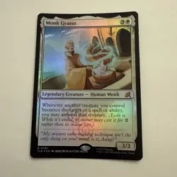 Monk Gyatso FOIL 0081 Avatar Eternal Legal TLE MTG Rare Unplayed Mint M/NM - Image 1