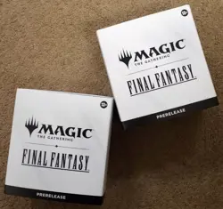 MAGIC THE GATHERING FINAL FANTASY PRERELEASE KIT PACK LOT OF 2 IN STOCK - Image 1