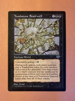 MTG x1 Tombstone Stairwell (Mirage, MIR) Rare (LP) - Image 1