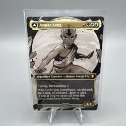 Avatar Aang (Borderless) Avatar: The Last Airbender Regular - MTG Magic - Image 1