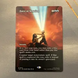 Force of Negation MINT Borderless 13 Avatar Eternal TLE MTG Mythic Unplayed Reg - Image 1