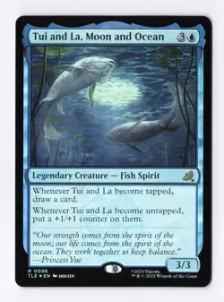 Tui and La, Moon and Ocean (Foil) MTG Avatar Last Airbender Eternal Legal TLE - Image 1