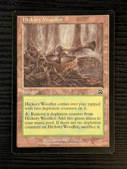 Hickory Woodlot [Mercadian Masques] - MTG Magic the Gathering - NM - Image 1