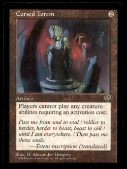 MTG Cursed Totem LP Light Play Mirage [4850] - Image 1