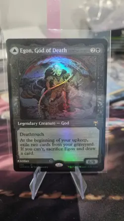 MTG - Egon God of Death. Kaldheim. Foil Rare - Black Showcase Legendary Creature - Image 1