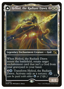 MTG - 1 x Heliod, the Radiant Dawn - Rare - March of the Machine (MOM) - M/NM - Image 1