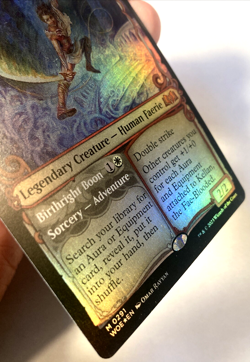 MTG Kellan, the Fae-Blooded (Showcase Foil) Wilds of Eldraine 0291 NM - Image 2