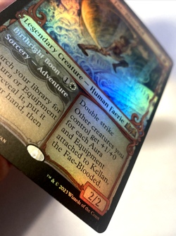 MTG Kellan, the Fae-Blooded (Showcase Foil) Wilds of Eldraine 0291 NM - Image 4