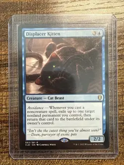 MTG Displacer Kitten - Commander Legends: Battle for Baldur's Gate (CLB) NM - Image 1