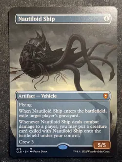 Nautiloid Ship - Borderless - Commander Legends Battle for Baldur's Gate (MTG) - Image 1
