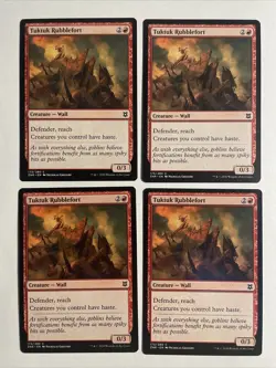 4x Mtg Zendikar Rising Tuktuk Rubblefort NM/M Magic The Gathering - Image 1