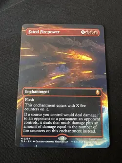 Fated Firepower (BORDERLESS) #297 NM Avatar: The Last Airbender TLA Magic MTG - Image 1