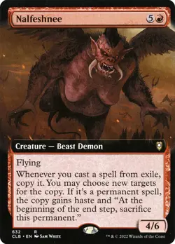 Nalfeshnee Extended Art Commander Legends: Battle for Baldur's Gate NM MTG - Image 1