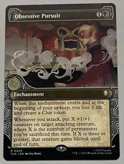 MTG Avatar: TLA Obsessive Pursuit Enchantment RARE REGULAR #0340 - Image 1