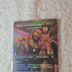 Magic: The Gathering Barret, Avalanche Leader Foil Final Fantasy Red Green - Image 3