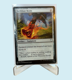 Swiftfoot Boots, Commander 2018, NM, Magic the Gathering MTG - Image 1