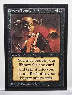 Magic The Gathering Demonic Tutor 1993 International Collectors Edition - Image 1