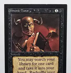 Magic The Gathering Demonic Tutor 1993 International Collectors Edition - Image 2